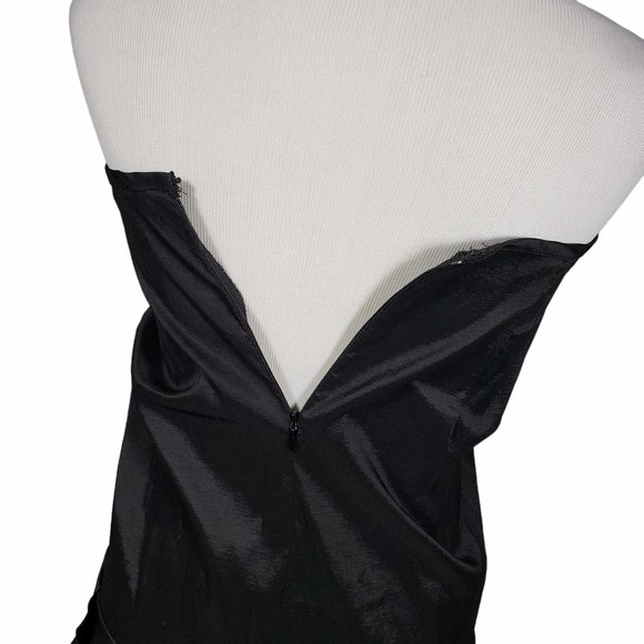 R&M Richards size 8 Black Knee Length Halter Dress - Picture 5 of 8